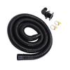 Boat Bie Installation Kit Efficient Marine Bie Drainage System with Flexible Thicken Pipe Clamps and Elbow Connector for 1100GPH Bie Pump
