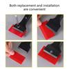 Silicone Squeegee All-Purpose Scraper for Auto Glass Shower Door Cleaning Bathroom Tile Seam Smoothing with NonSlip Grip