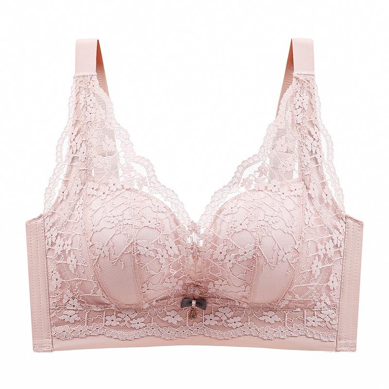 

Собирающий нижнее белье Женский бесшовный бюстгальтер без косточек Сексуальный кружевной бюстгальтер Пуш-ап 38/85B бежевый