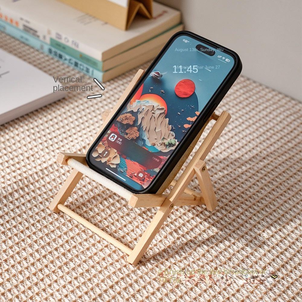 Stable Beach Chair Mobile Phone Bracket Multi-function Mobile Phone Rack Dormitory/Travel