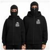 Amerikanischer High Street Hoodie mit Aufdruck, lockerer Passform und Nischen-Doppellagen-Hoodie für Paare, Trendiges Oberteil für Herren