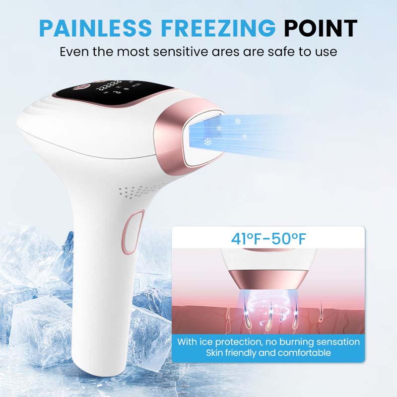 New Lazer Permanent Ipl Laser Epilator Hair Remove Removal Machine Handset 9 Level Ice Cooling Ipl Laser Hair Removal Device