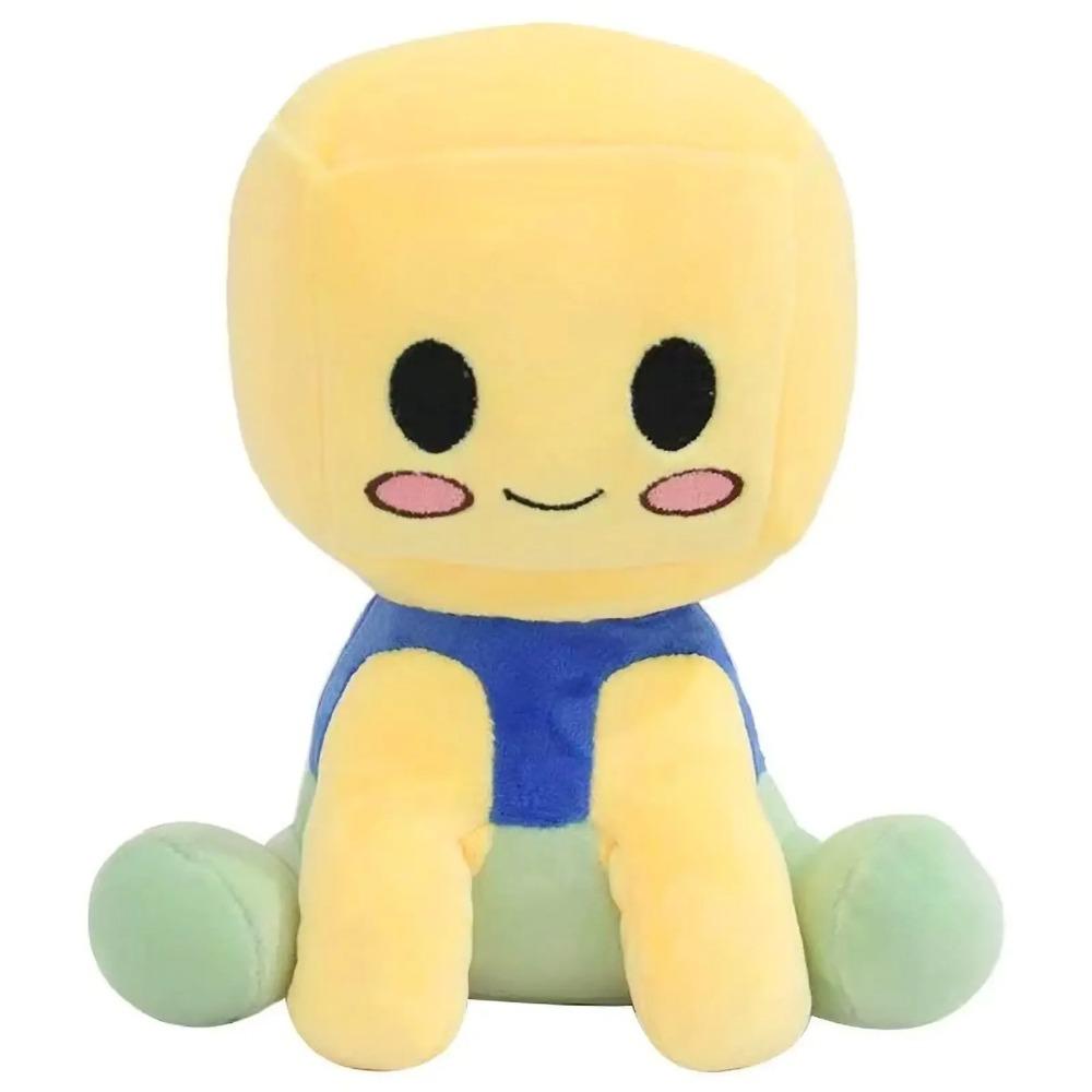 Plyšáci Blox Buddies 7,8 palce Blox Buddy s hnědými vlasy noob Plyšák mazlíček x Hračky Plyšový polštář Dekorace