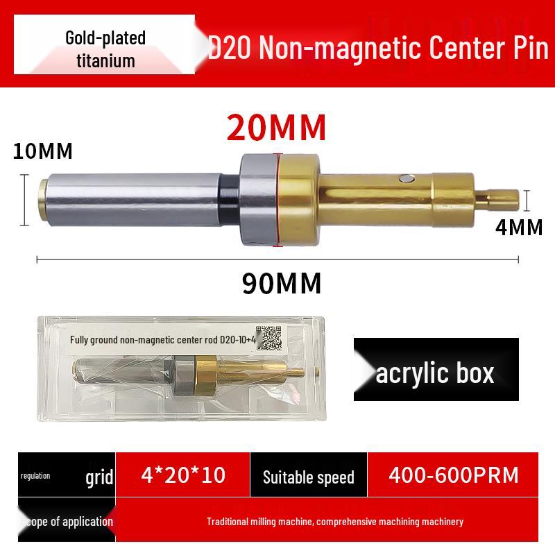 High-Precision Non-Magnetic Ceramic Optical CNC Edge Finder Tool