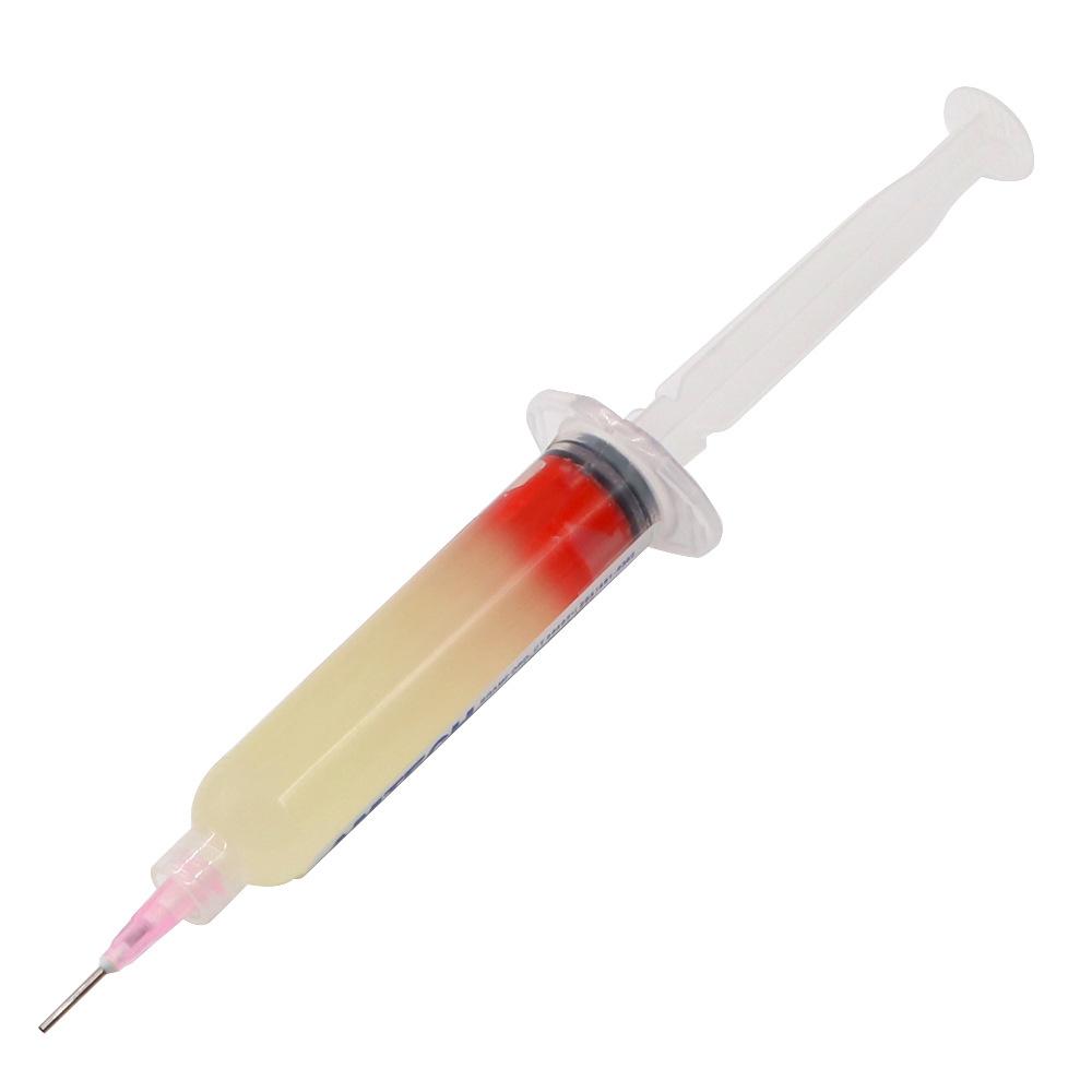 1set 10cc Solder Soldering Paste Flux Grease RMA-223 with 10pcs Needle for Computer Chips Phone LED BGA SMD PGA PCB Repair Tools