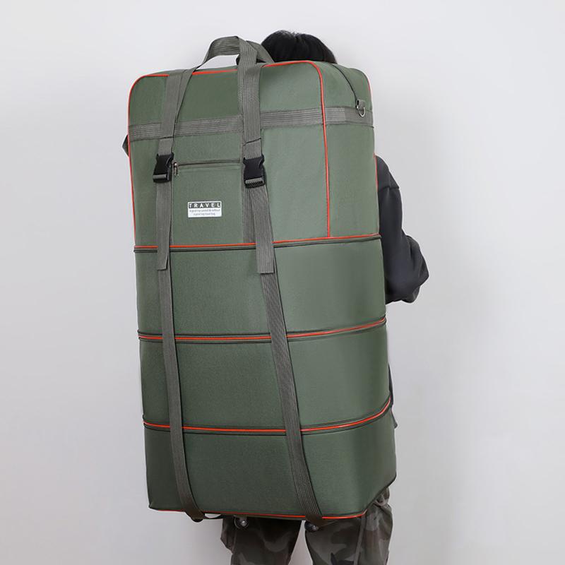 Bolsa de Viaje Plegable Maleta Rueda Universal Caja de Almacenamiento Viajar al Extranjero Envío Aéreo Bolsa de Equipaje Retráctil de Gran Capacidad