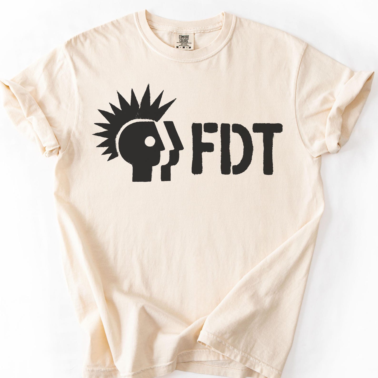 FDT Shirt Minimal Protest Tee | Anti Fascist Political Shirt, Subtle Statement Unisex T-Shirt 4XL