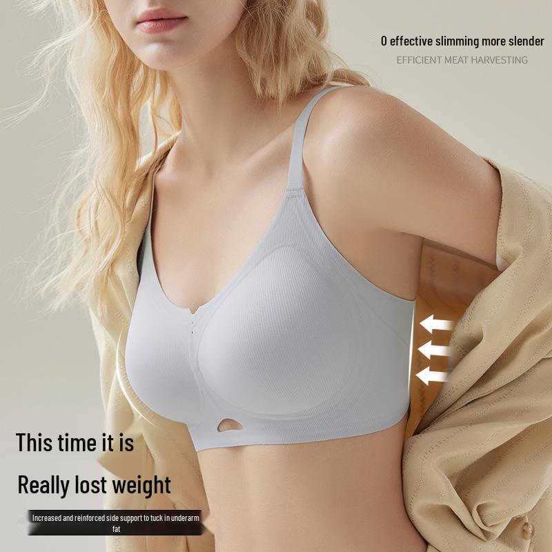 Nahtloser Herbst/Winter Damen Bügelloser Lift-BH – Weich, stützend, hochelastischer Komfort mit schönem Rückendesign