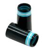 10Pcs Golfs Iron Ferrules, Golfs Tapered Ferrule for Parallel Shaft, Collared Rubber Ferrules with Rings for Golfs Iron