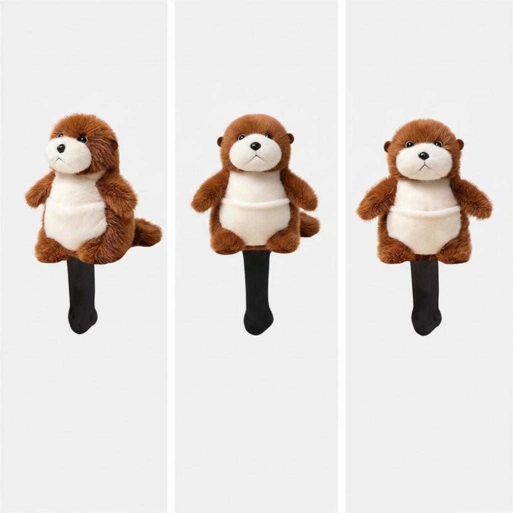 Otter Golf Headcover Novelty Animal Club Cover Adorable for Golfers