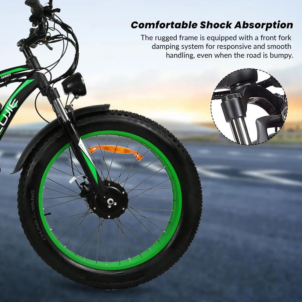 EBIKE 2025 New BLJ DP-2602 3000W 48V 23AH Battery Hydraulic Brake, Aluminum Alloy Frame, Adult Electric Bicycle.