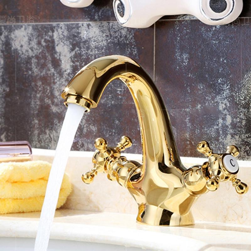 Badezimmerarmatur 4 Zoll Waschtischarmatur 2-Griff Centerset Badezimmerwaschbeckenarmatur