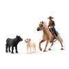 Coffret Aventures d'équitation Western, SCHLEICH 42578 Farm World, Animaux de la ferme, dès 5 ans