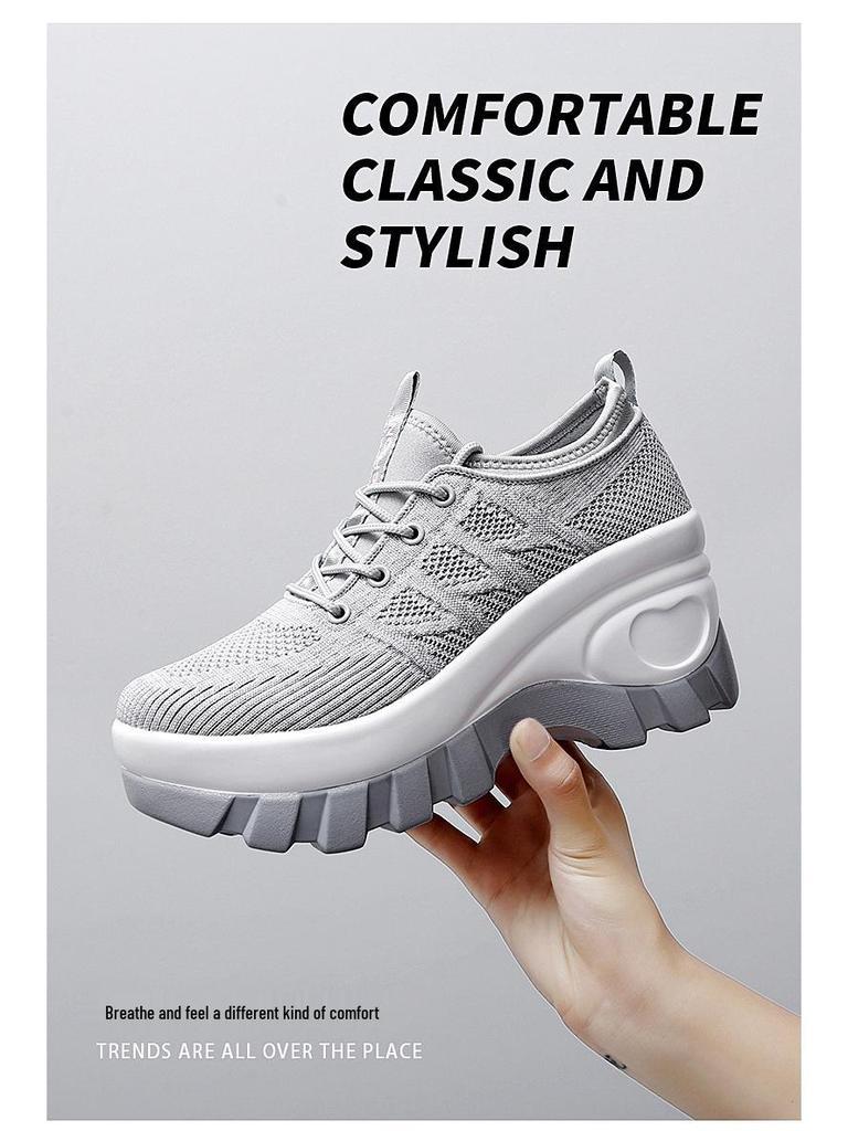 2024 Women's Slip-On Breathable Mesh Casual Shoes for Spring and Autumn - Soft-Soled Walking Shoes for Elderly