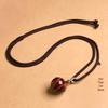 Tiger Eye, Obsidian & Amethyst Pendant Necklace – 16MM for Men