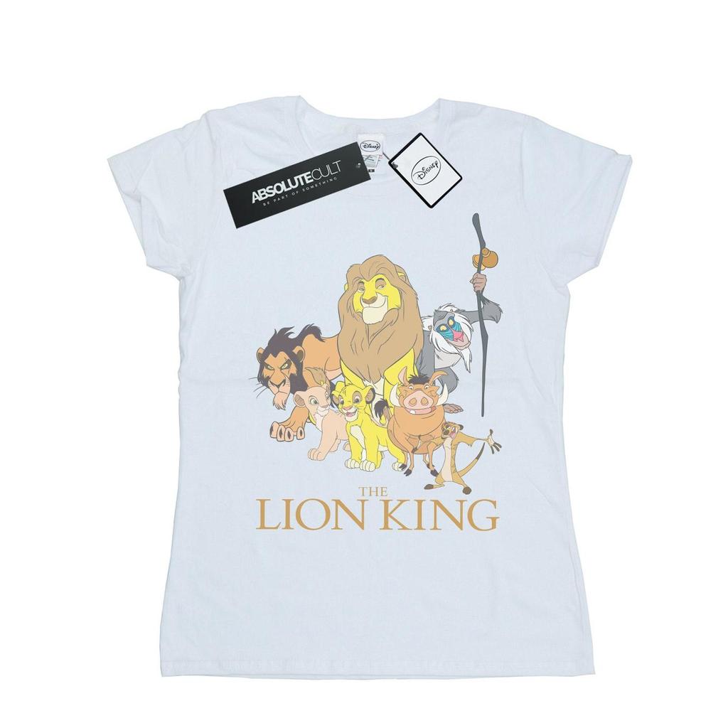 Disney Womens/Ladies The Lion King Group Cotton T-Shirt