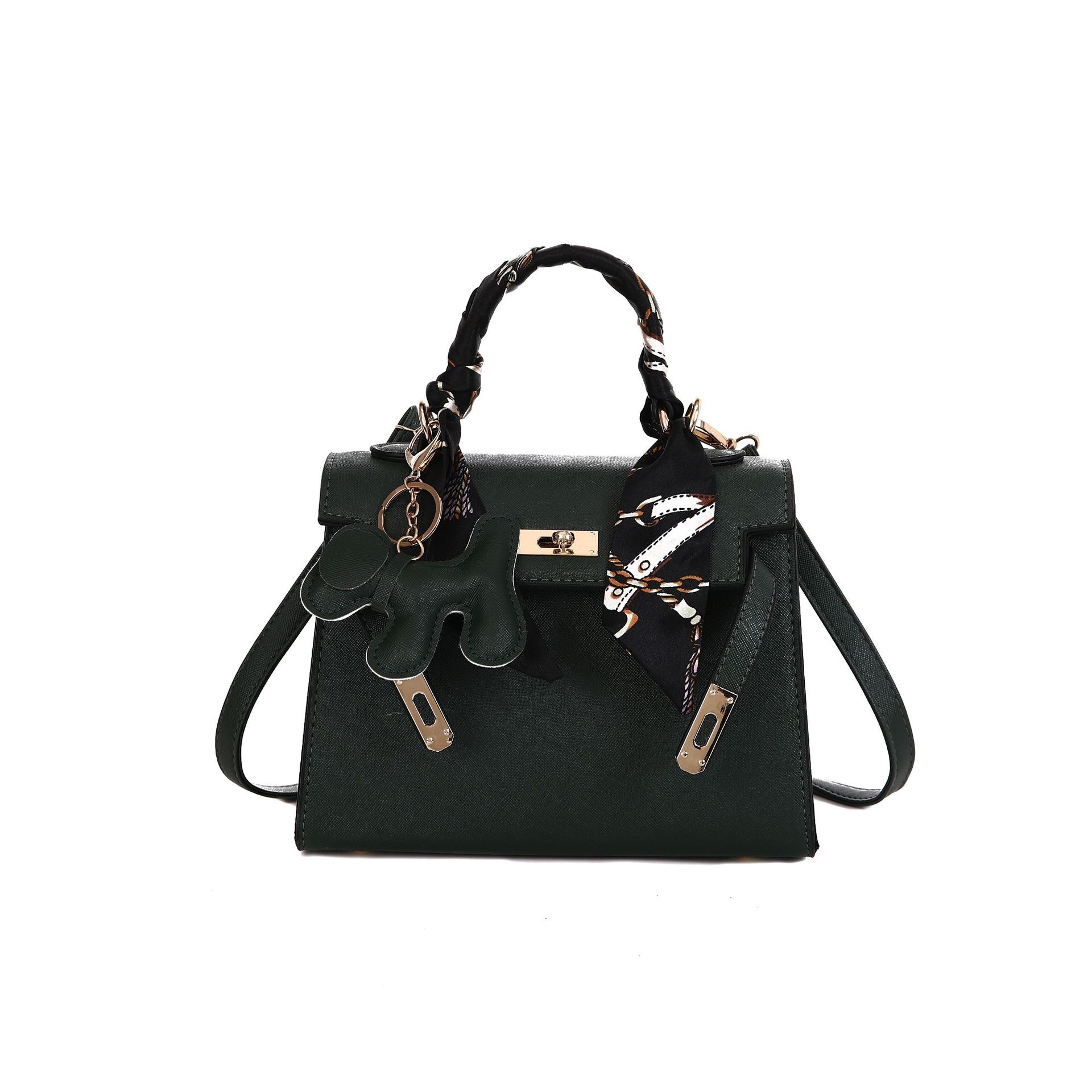 

Универсальная подвеска на ремень Высококачественная сумка Легкая роскошь Мода Кожаная сумка-тоут Одноплечевая сумка-мессенджер Маленькая квадратная сумка Большая вместимость Кожаная сумка KTY M зелёный