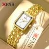 Luxury Women's Quartz Watch Elegant Diamond Dial Stainless Steel Band Waterproof Casual Wristwatch