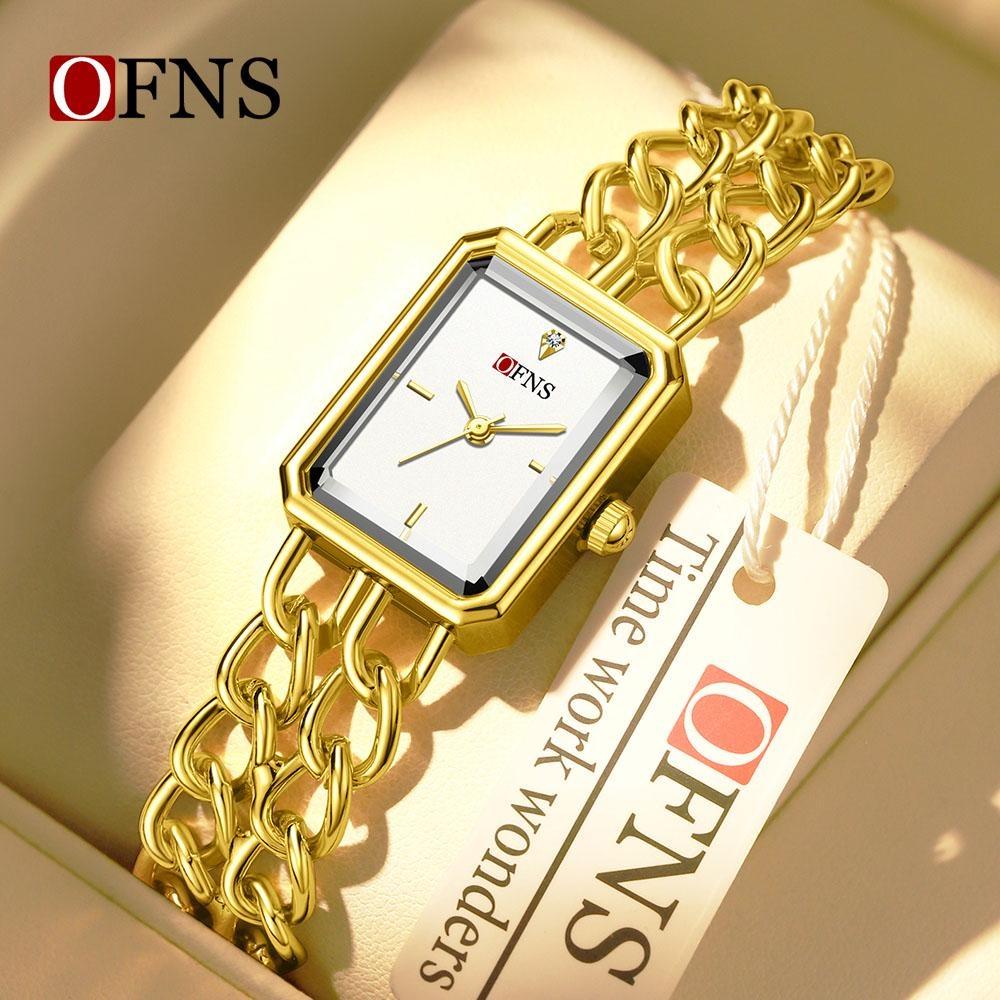 Luxury Women's Quartz Watch Elegant Diamond Dial Stainless Steel Band Waterproof Casual Wristwatch