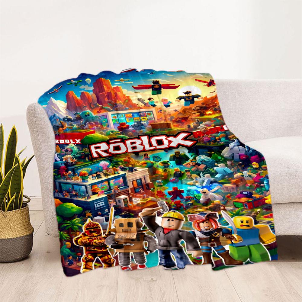 Roblox Adventure Blanket Ultrasoft Great For Sofa Chair Couch Four Seasons Multipurpose Digital Print Gifts For Family Or Friends
