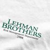 Lehman Brothers Risikomanagement T-Shirt 2008 Finanz-Baumwoll-T-Shirts Bank Hippie-T-Shirt für Strand Freizeit Kurzarm-T-Shirts
