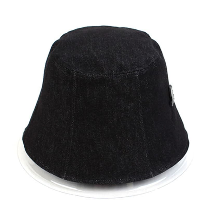 Universal Chemistry Belted Black Denim Bucket Hat