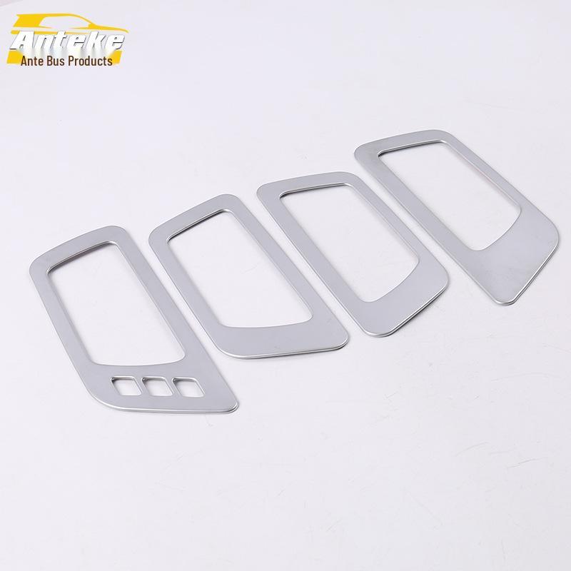 

15 Highlander Interior Door Bowl Bright Ring & Anti-Scratch Protective Film Accessories