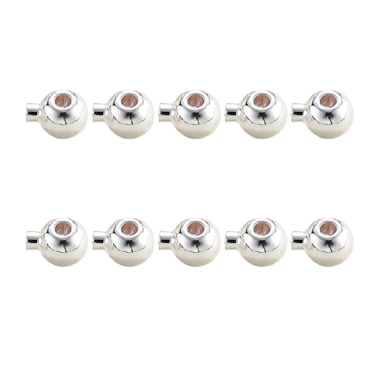 10PCS Metal Spacer Beads Charm Loose Beads Bracelets Jewelry Making Supplies Alloy Texture Necklace Beads for Jewelry