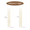 1pair High Quality Hard Maple Wood Drumsticks Portables Musical Drumsticks for Practice and Performances