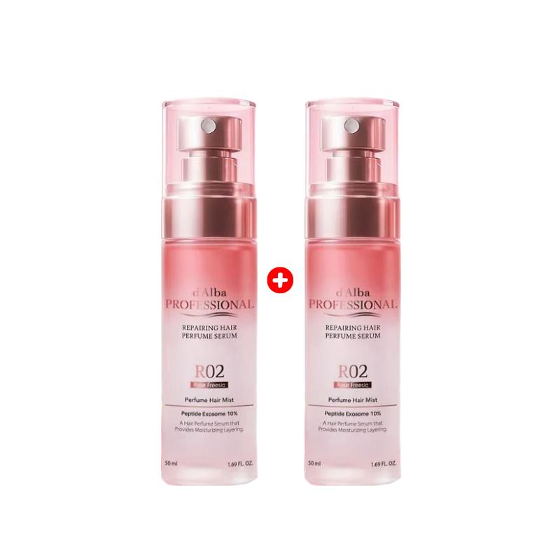 D'alba Women's White [D'alba] Professional Repairing Hair Perfume Serum (50Ml × 2Ea Set) - Premium Truffle Silky Hair Gloss & Fragrance Booster 2-Pack