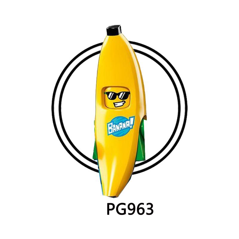 

PG962 - PG965 Мультфильм Аниме Животное Кролик Банан Пингвин Строительные блоки Кирпичики Фигурки Персонажей Детские Игрушки