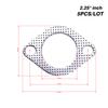 car Exhaust Gasket Flange 5pcs/Lot 2.25/2.5/2.75/3 inch Car Exhaust joints Engine Gasket/ Universal junta escape