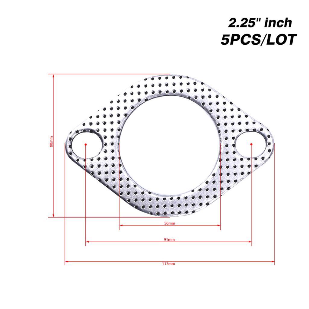 car Exhaust Gasket Flange 5pcs/Lot 2.25/2.5/2.75/3 inch Car Exhaust joints Engine Gasket/ Universal junta escape