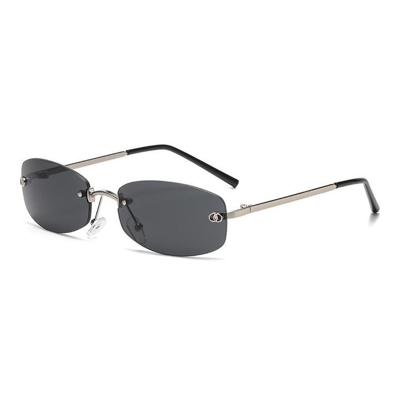Y2k Blue Square Sunglasses With Uv400 Protection For Fashion Streetwear