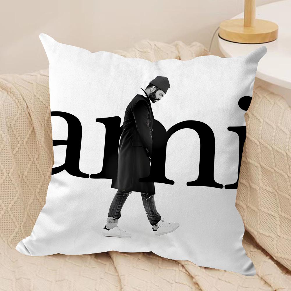 

Luxury Brand AAmi PParis Cushion Cover Plush Fabric Soft DoubleSided Printed Sofa Home Decor Fine Winter Gift Pillow Case 30X30cm