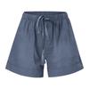 Plus Size Womens Drawstring Casual Elastic Waist Pocketed Loose Shorts Pants