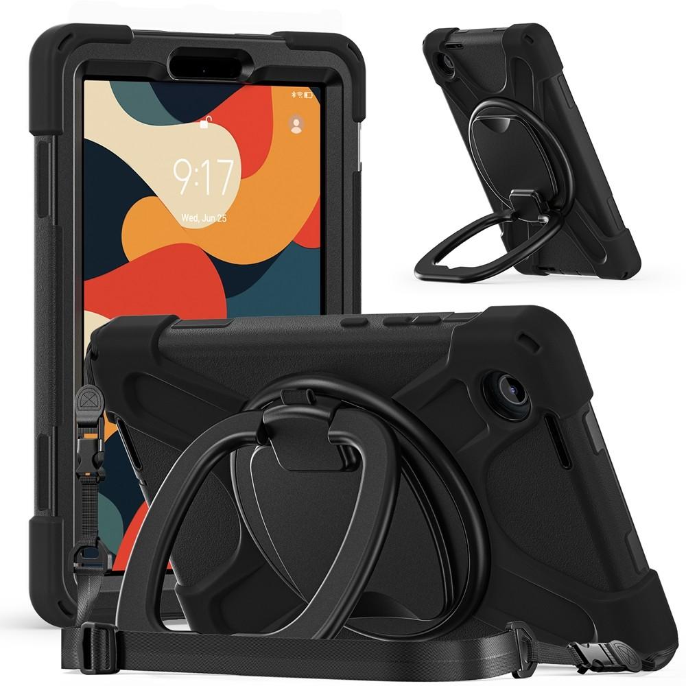 Pour Tab One 8,7 pouces TB-305FU TB-305XU Étui Sécurité Enfant Résistant aux Chocs Silicone Souple + Coque PC Rigide Tab One 8.7 inch noir
