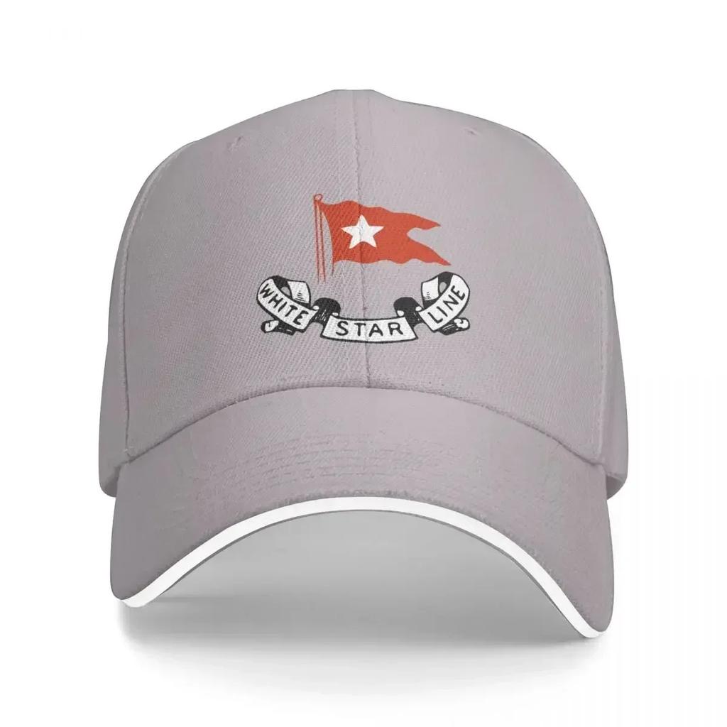 White Star Line Baseball Cap Adjustable Military Cap Unisex Visor Beach Outing Women Unisexs
