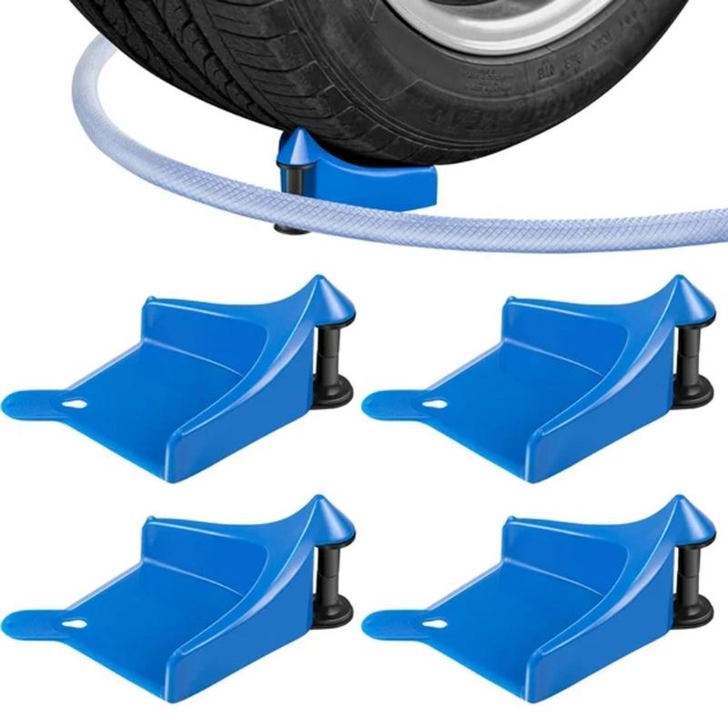 4Pcs Auto Accessory Car Detailing Tire Hose Guide Washing Tool Car Hose Guide Tire Hose Roller Avoid Snagging