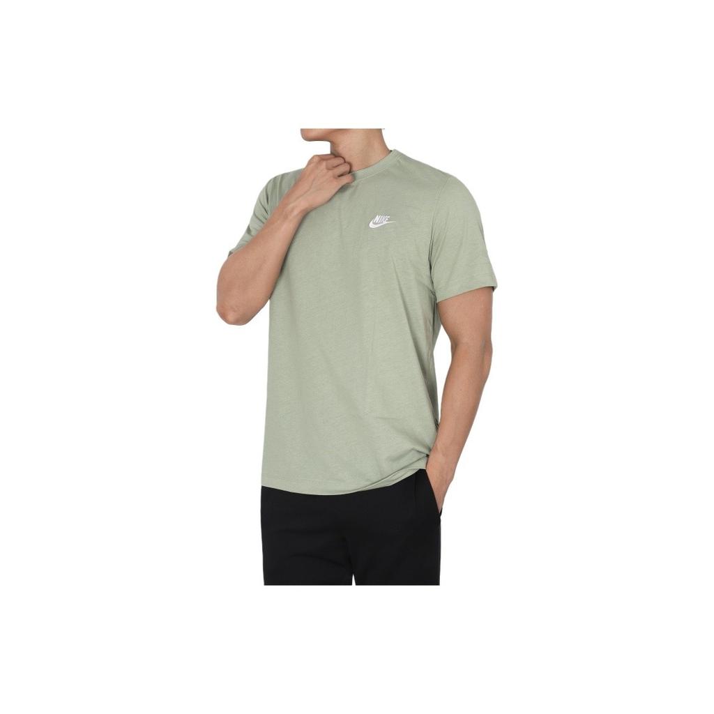 Nike Solid Color Soft Dopamine Short-Sleeve T-Shirt for Men In Green