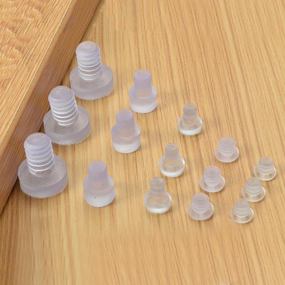 400/300/200/80/40 pz Paracolpi Gomma Trasparente Inserito Piedini Gambe Tavolo Sedia Base Scivolo Pad Protettore Pavimento