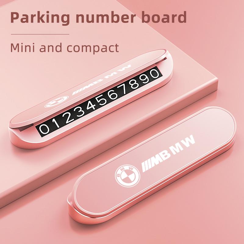 2025 Hot Car Temporary Parking Telephone Sign Phone Number Plate For BMW Performance X1 X3 X5 E39 E46 E90 F20 E60 F30 M3 M5 F10