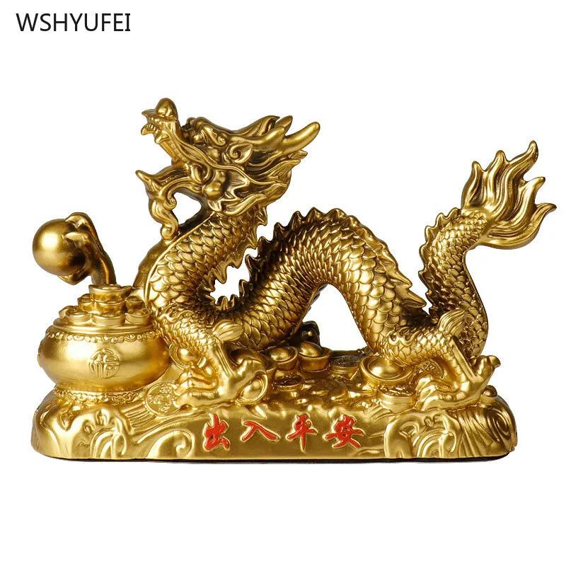 Home Decoration Accessories Zodiac Dragon Desktop Ornament Automotive Interior Accessories Mascot Car Interior Decorations