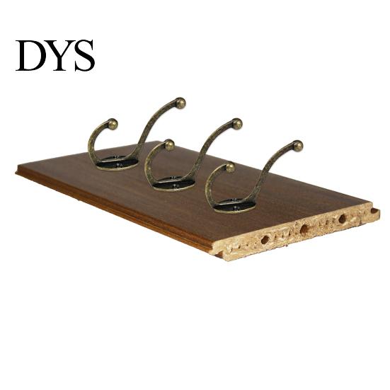 Vintage Clothes Hook Durable Bronze Zinc Alloy Double Leg Hanger for Wardrobes