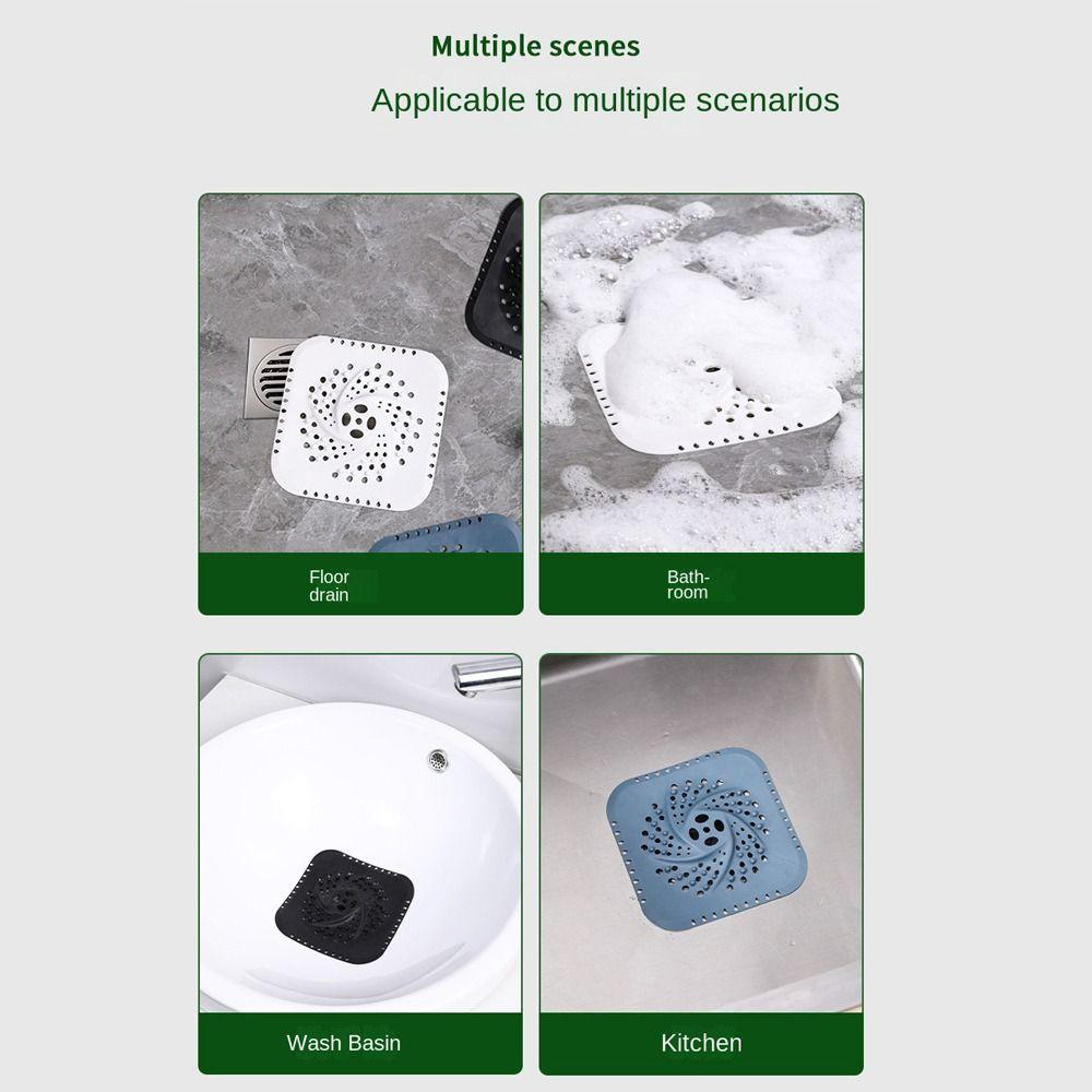 Square Sewer Outfall Drain Filter Anti-clogging Mesh Trap  Kitchen Bathroom Accessories