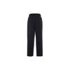 Adidas Neo Striped Lace-Up Loose Sports Casual Pants Unisex Pants Black IK7621