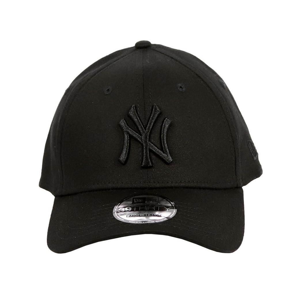 New Era 39THIRTY MLB Stretch Baseball Cap with New York All Sizes and Logo, Yankees, Black, S/M, Men's Women's [Used]