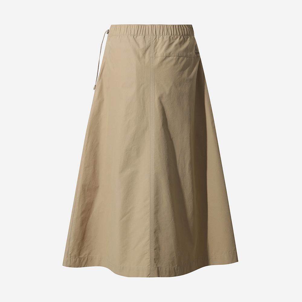 DOD Work A-Line Long Skirt For Women (Tan)