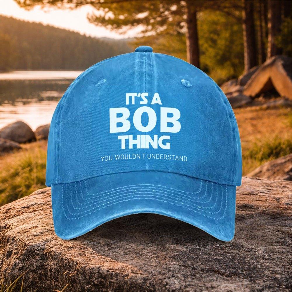 pc Casual AllMatch Bob Letter Print Washed Baseball Cap Suitable for Golf Casual Wear And Outdoor Activities Unisex Golf Ac