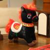 Chinese Style Cartoon Steed Doll Fluffy Zodiac Pony Figurine Funny Plush Horse Doll  Birthday Gift